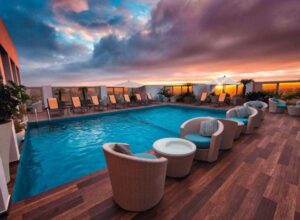 Luxurious Sunsets from the 16th Floor at @movenpick_casablanca